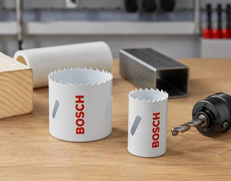 Bosch Bi-Metal Hole Saw Set, 1-7/8" and 3-7/8"