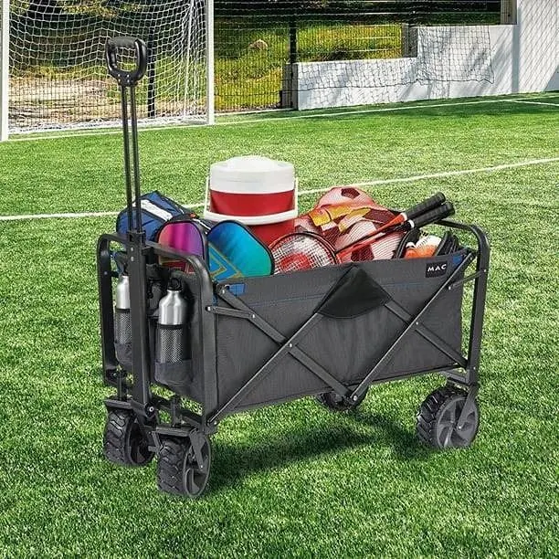 MAC Folding Wagon with Brakes, 159 kg Capacity
