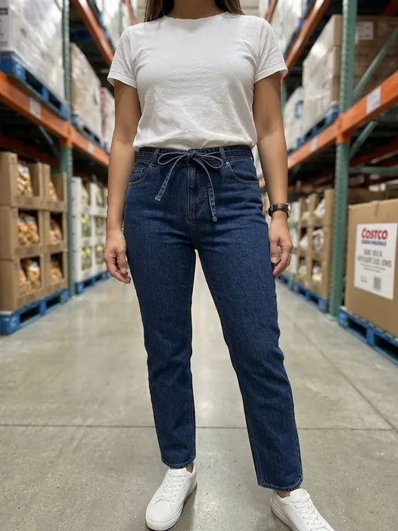 Buffalo David Bitton Bree 10 Wide Leg Belted Jeans