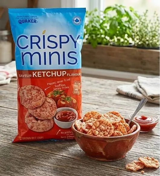 Quaker Crispy Minis Ketchup Flavor 12 x 100g