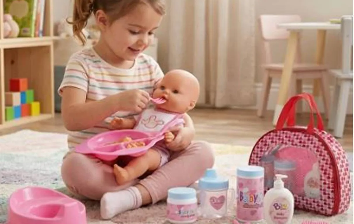 Prextex Baby Doll Accessories Set, 18 Pieces