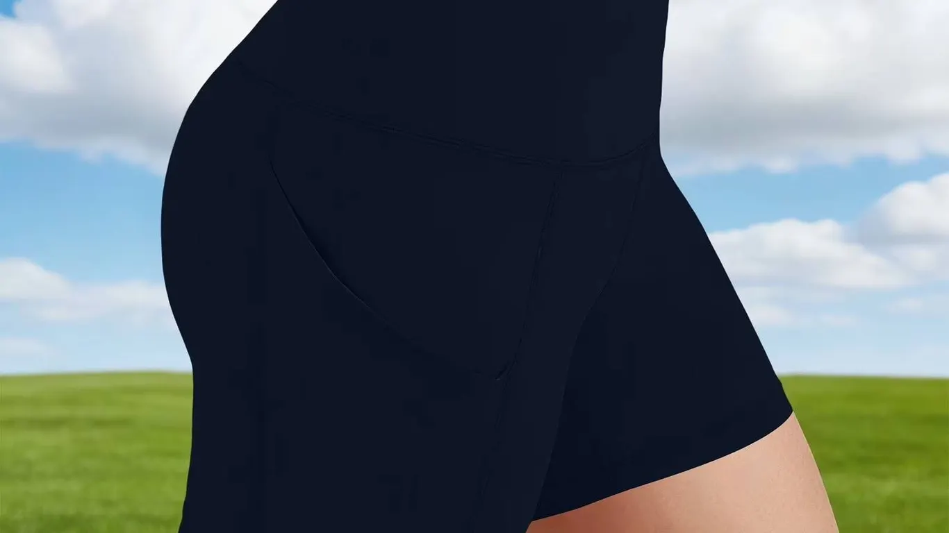 Mondetta High-Rise Active Shorts Size L/G Pack of 2