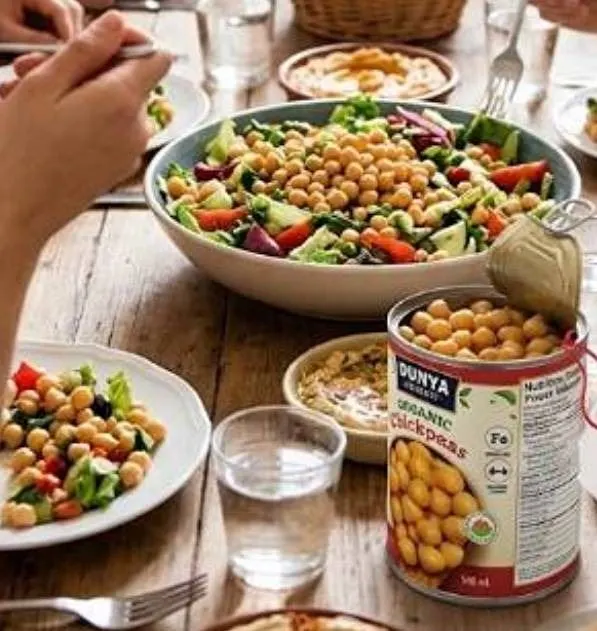 Dunya Harvest Organic Chickpeas 8 x 540ml