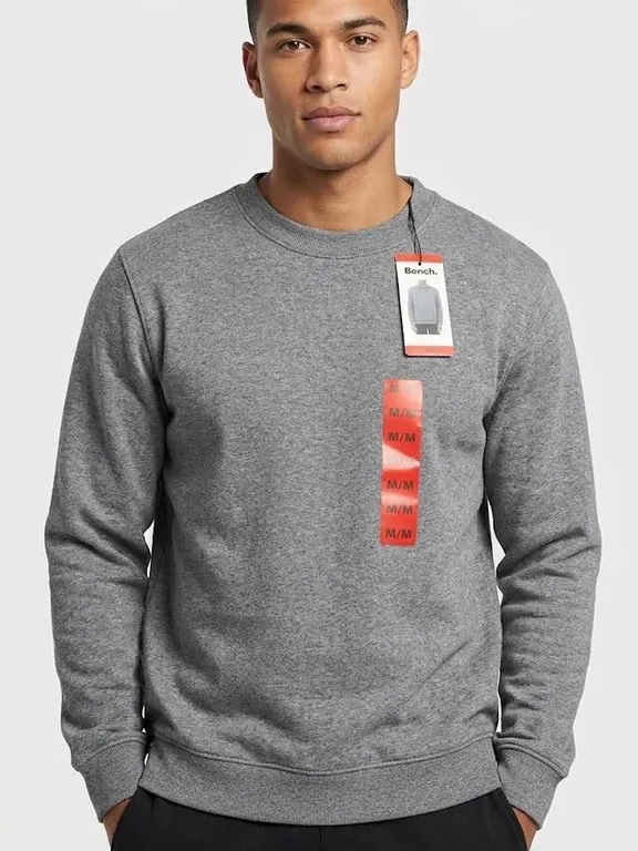 Bench. Gray Crewneck Sweatshirt Size M