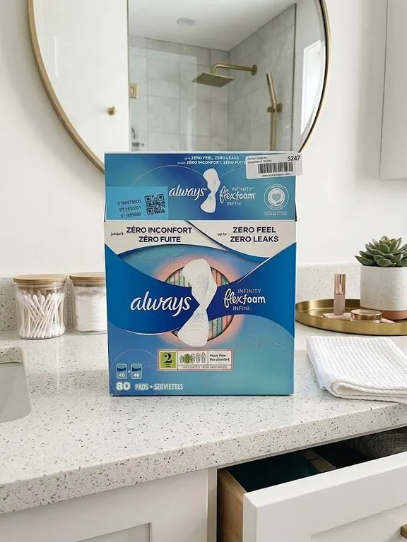 Always Infinity FlexFoam Pads 80 Count