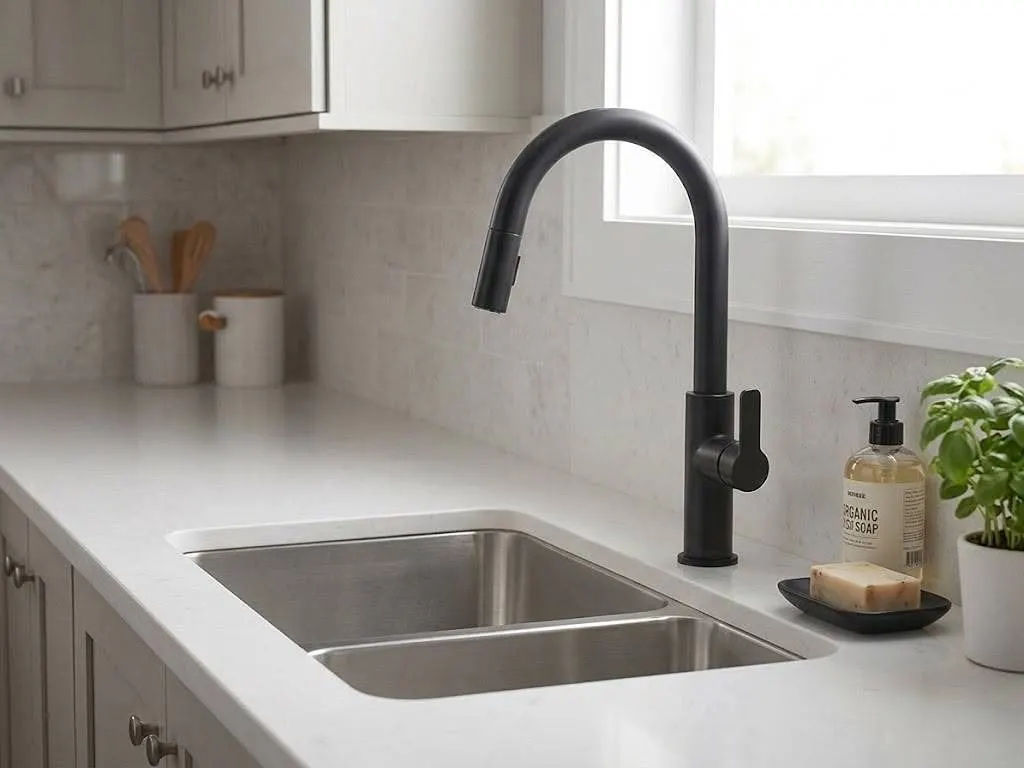Kohler RODEAN Pull-Down Kitchen Faucet Matte Black