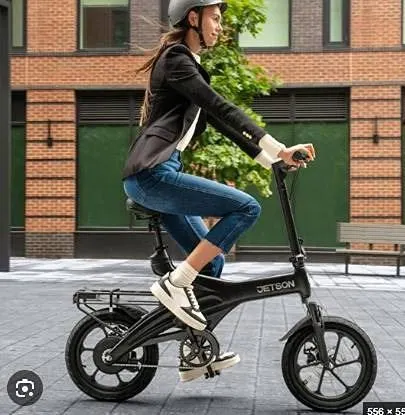 Jetson Electric Folding Bike Black