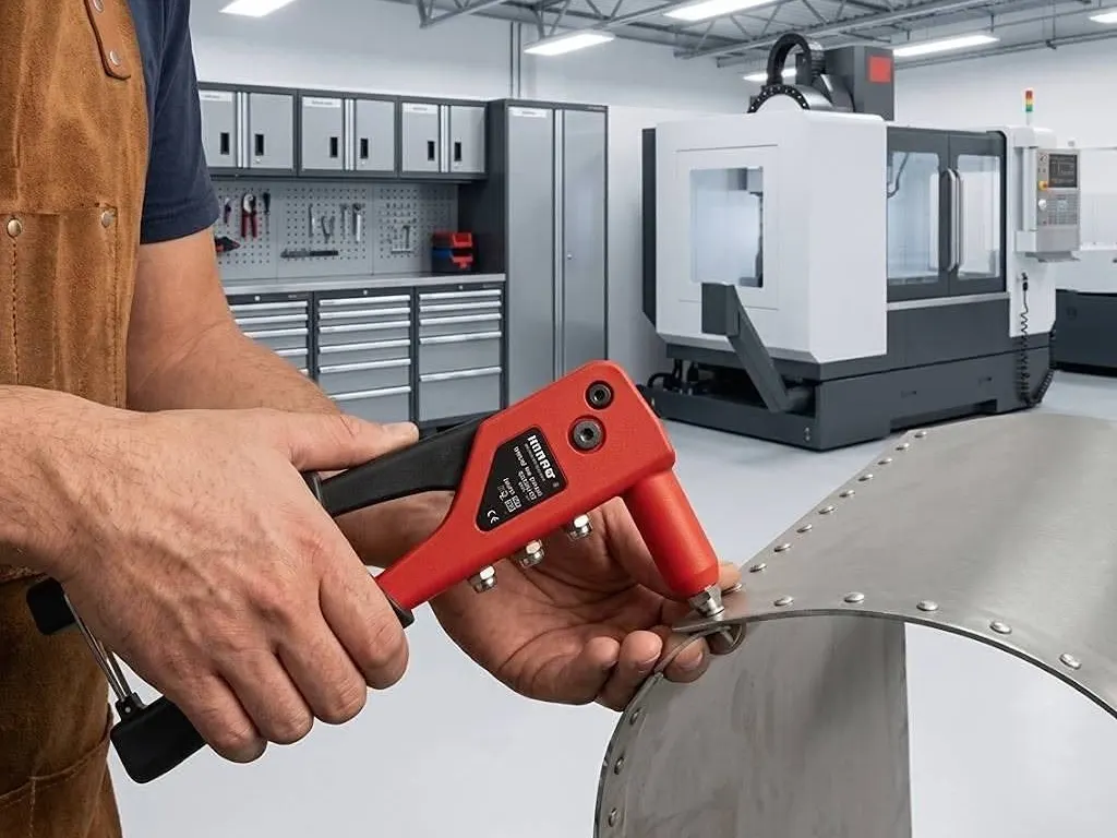 Arrow RH200S Rivet Tool Kit with 4 Nose Pieces