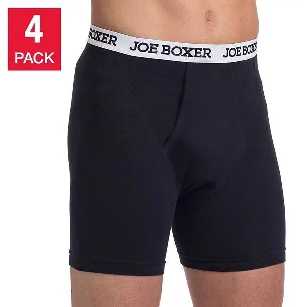 Joe Boxer 4-Pack XL Boxer Briefs Organic Cotton