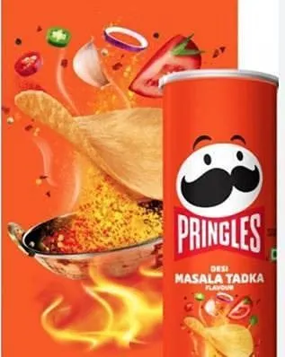 Pringles Desi Masala Tadka 102g Tube