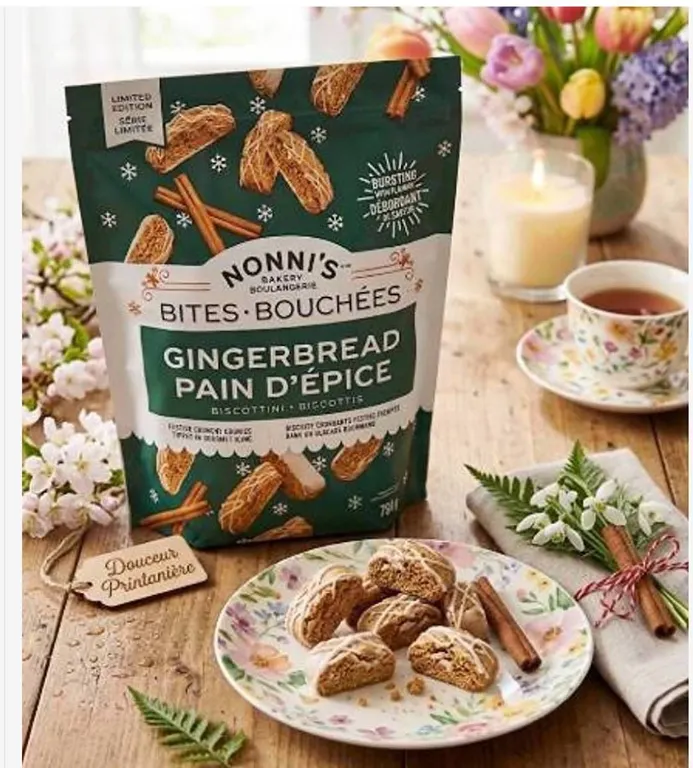 Nonni's Gingerbread Biscotti Bites 794g