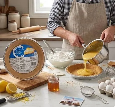 Lot of 6 Compliments Graham Pie Crusts, 9"