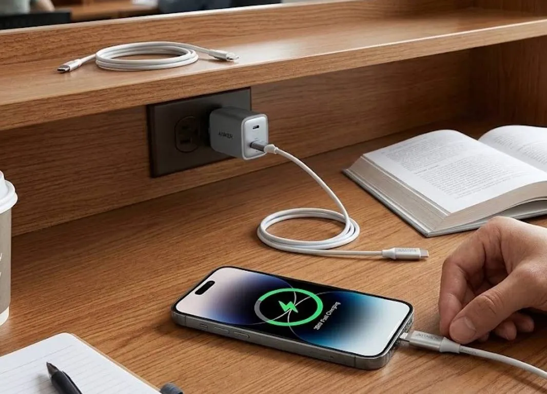 Anker 30W Fast Charging Kit with 2 Lightning Cables