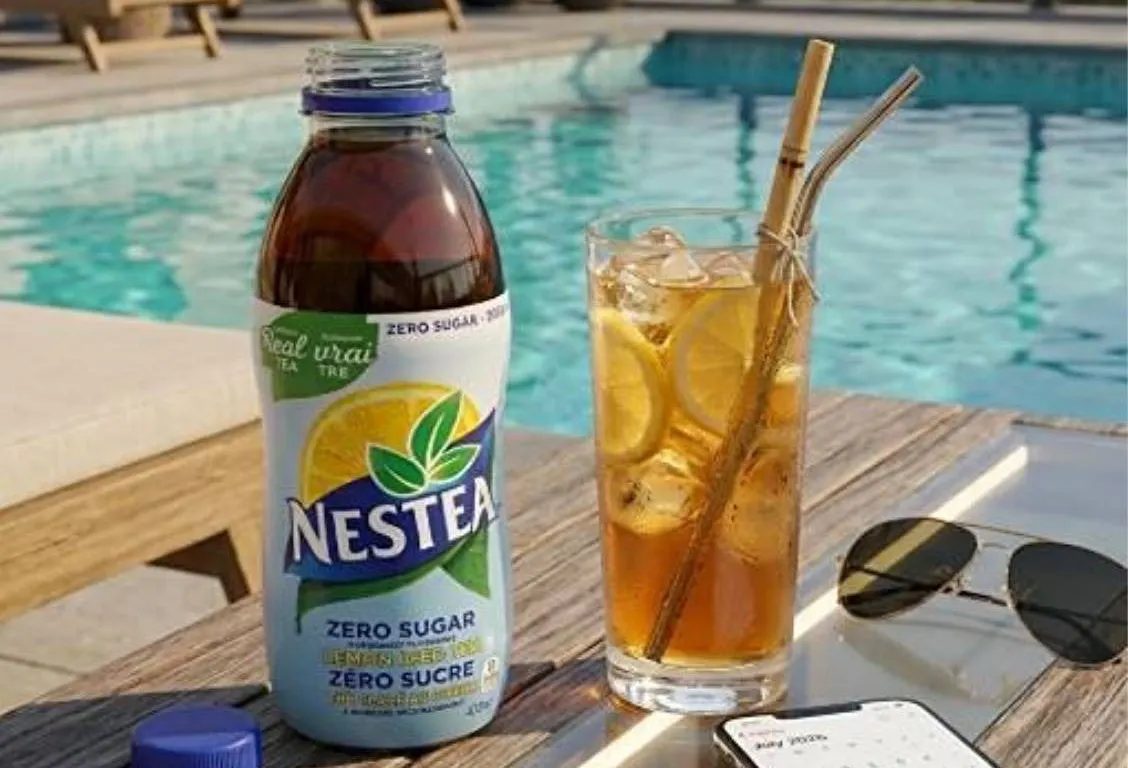 Nestea Zero Sugar Lemon Iced Tea 12-Pack Bottles x 473ml