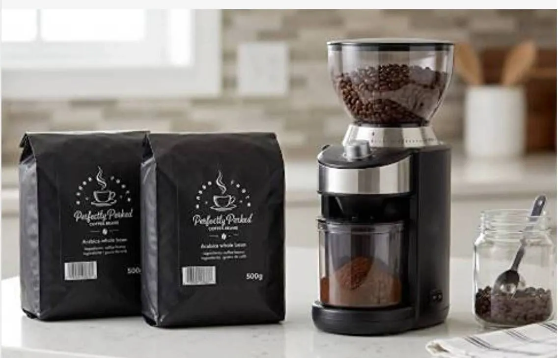 Perfectly Perked Arabica Whole Bean Coffee 2x500g
