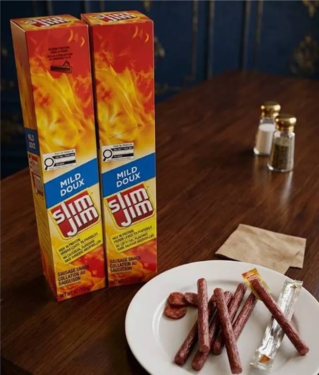 Slim Jim Mild Sausage Snack 2x24x27.5g