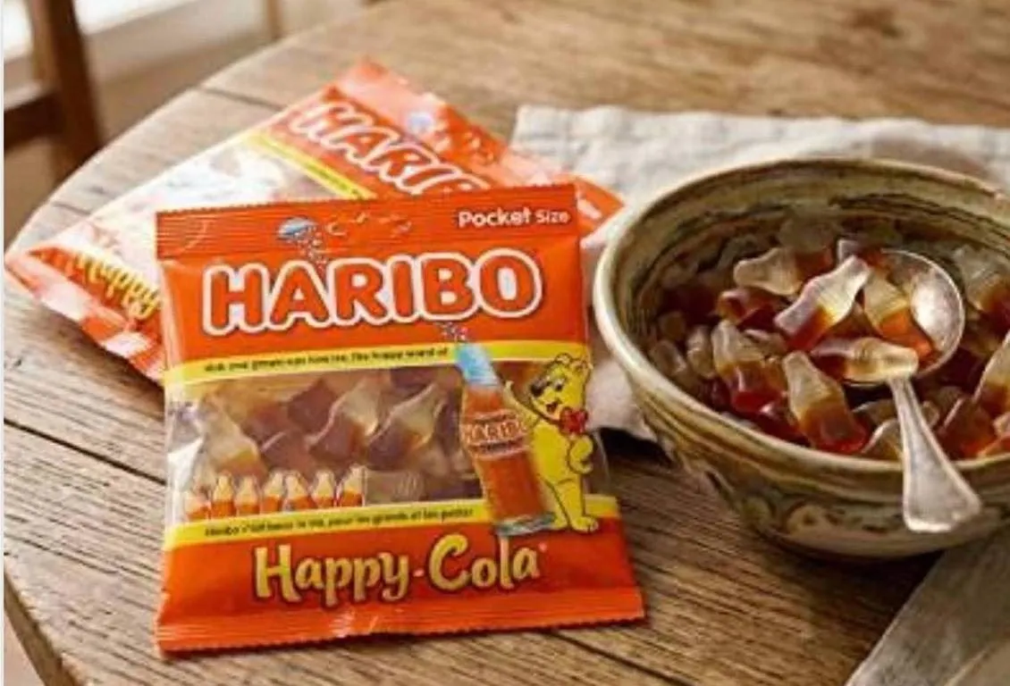Haribo Happy Cola Gummy Candies 60g Pack x 18
