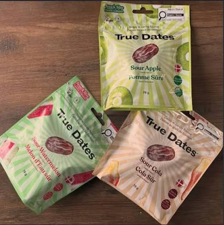 True Dates - Tangy Flavored Dates 6 × 70 g