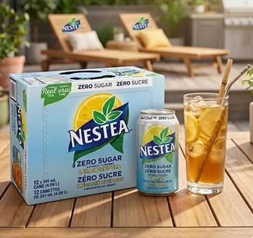 Nestea Zero Sugar Lemon Iced Tea 12X355ML