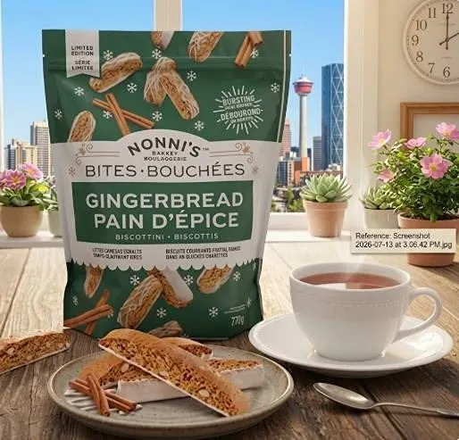 Nonni's Gingerbread Biscotti Bites 794g