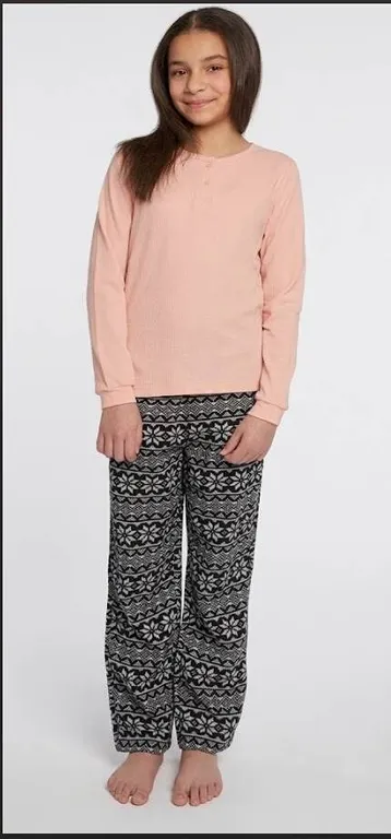 PL by Petit Lem Girl's Pajama Set Size 7/8