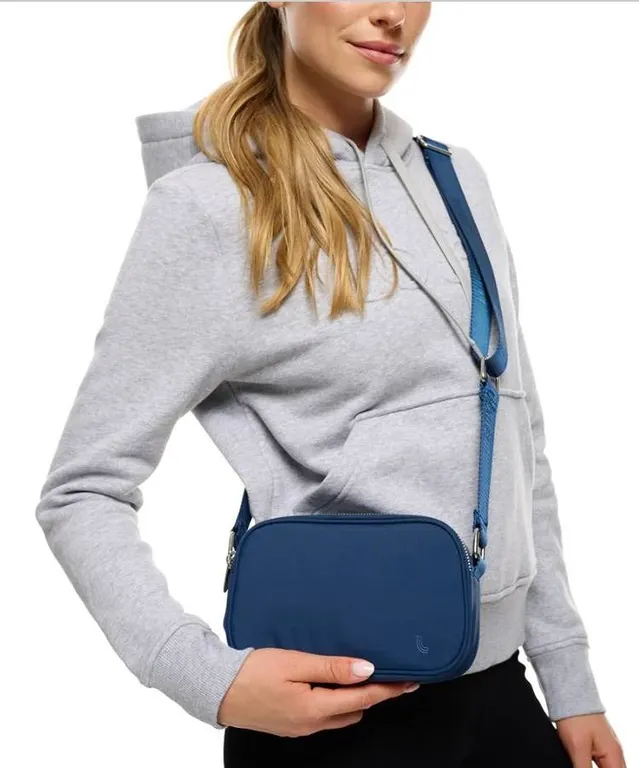 Lole Blue Crossbody Bag With Adjustable Strap