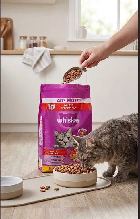Whiskas Meaty Selections Cat Food, 2kg