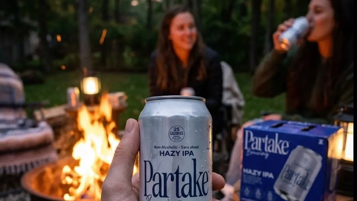 Partake Brewing Hazy IPA Non-Alcoholic Beer 4-Pack x 355ml