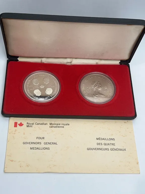 Royal Canadian Mint 4 Governors General MedaL