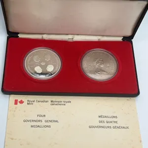 Royal Canadian Mint 4 Governors General MedaL