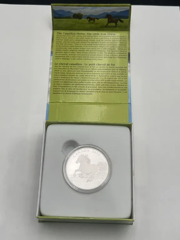 2015 Canadian Horse .999 Silver $100 Coin