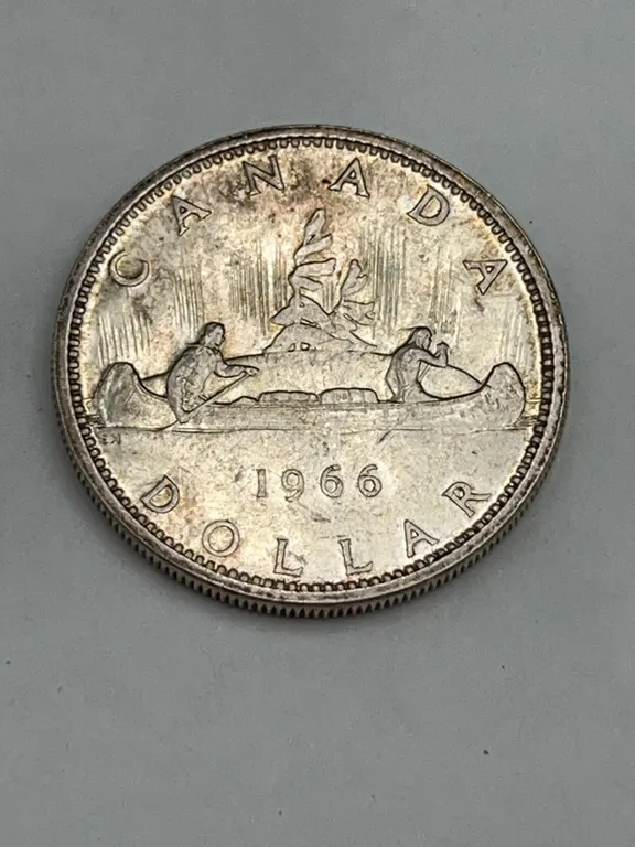 1966 Canada Silver Dollar Coin