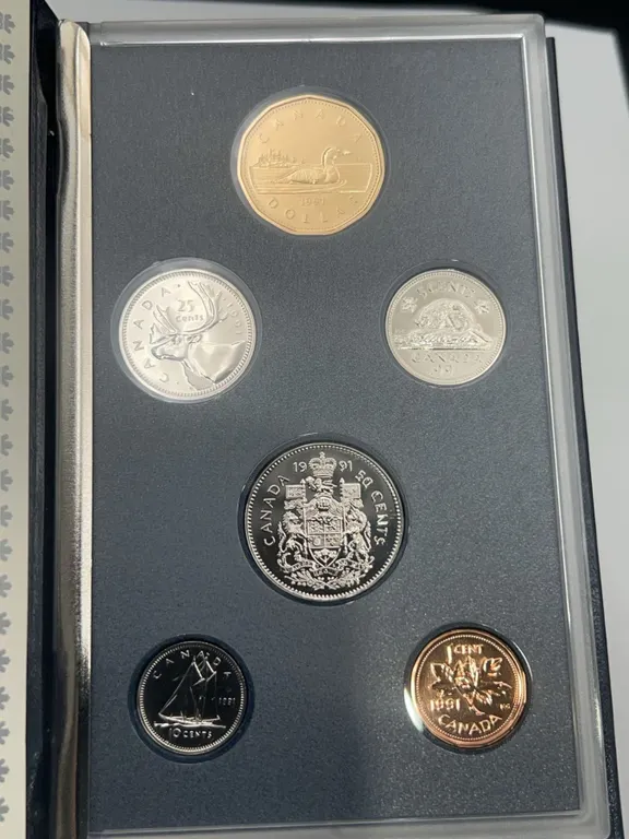 1991 Royal Canadian Mint Proof Coin Set