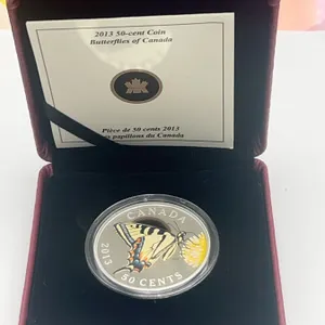 2013 Royal Canadian Mint 50-Cent Butterfly .999 silver