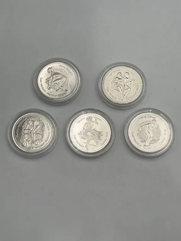 1978 Canada Commonwealth Games Silver Coins Set