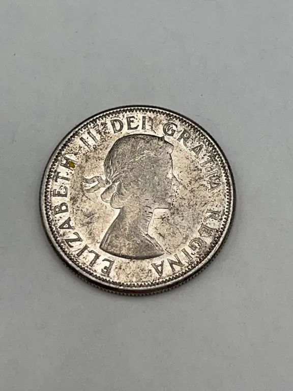 1961 Canada 50 Cents Silver Coin Elizabeth II