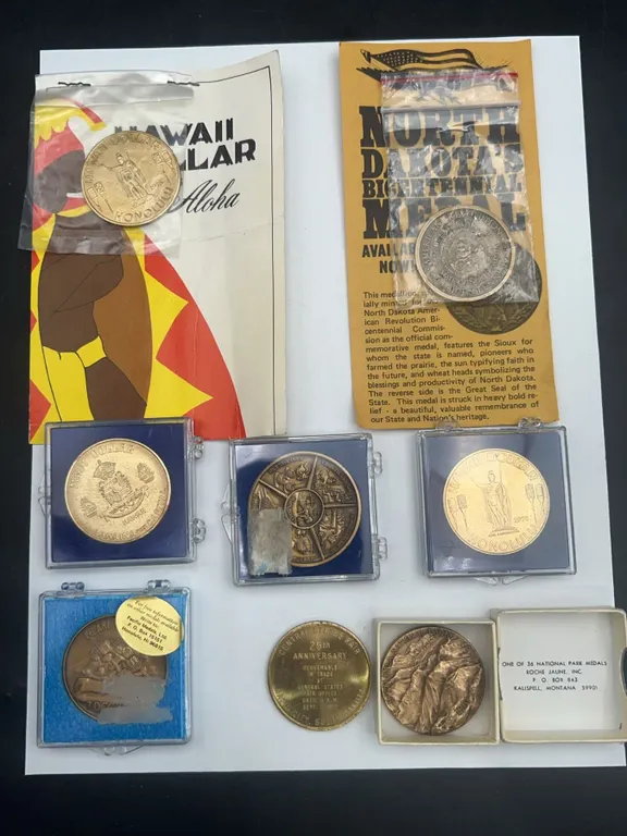 8 Commemorative Bronze Medals