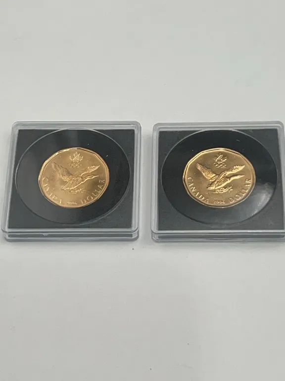 2006 Canada Olympic Dollar Coins, Lot of 2