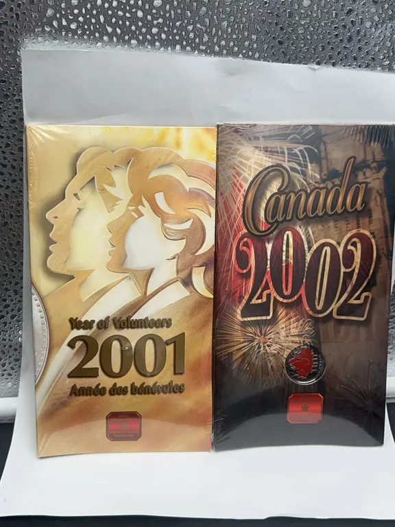 Canada 2001 and 2002 Royal Mint Coin Sets
