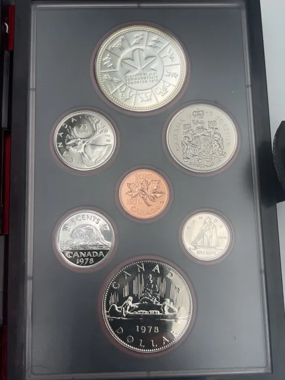 1978 Canada Commonwealth Games Coin Set