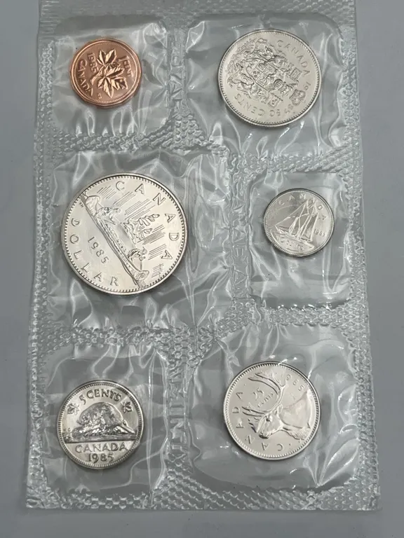 1985 Canada Mint Coin Set in Sealed Pack