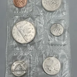 1985 Canada Mint Coin Set in Sealed Pack
