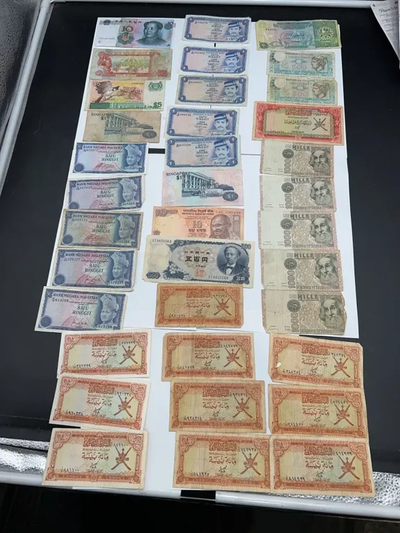 International Banknote Collection Assortment- APPROX 36