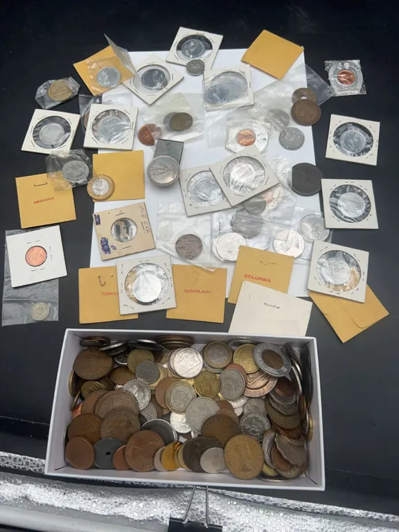 World Coin Collection Assortment in Box