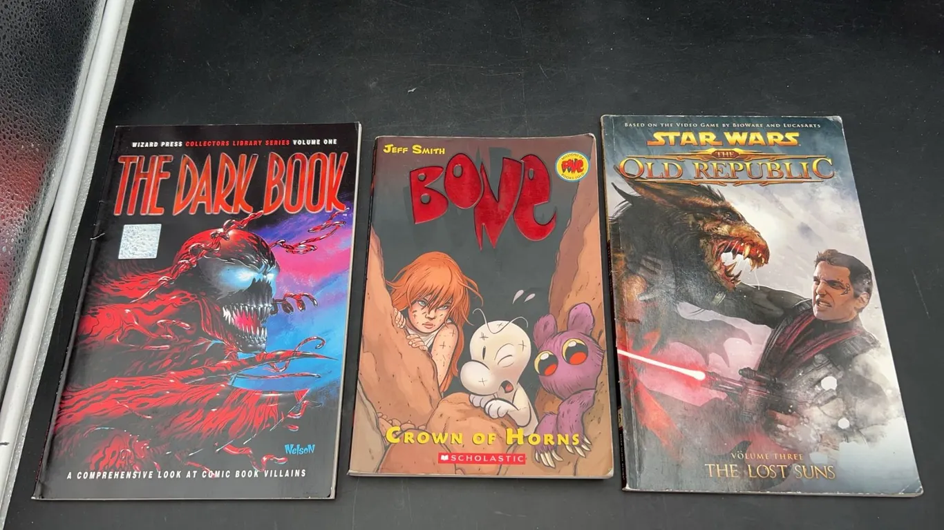 Comic Book Lot: Star Wars, Bone, Dark Book