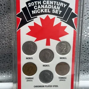 20th Century Canadian Nickel Set (6 Coins)