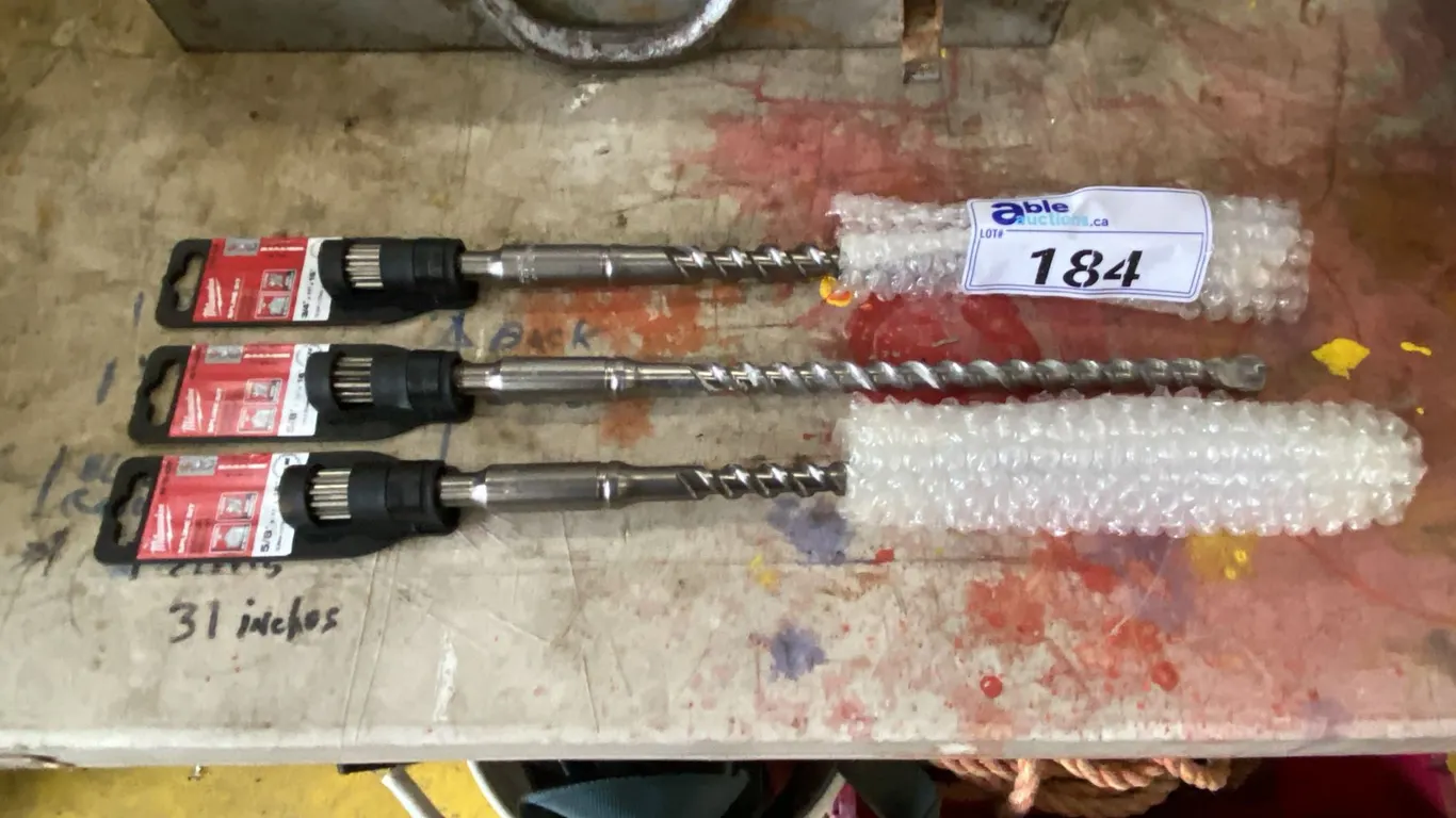 3 NEW MILWAUKEE SPLINE BITS