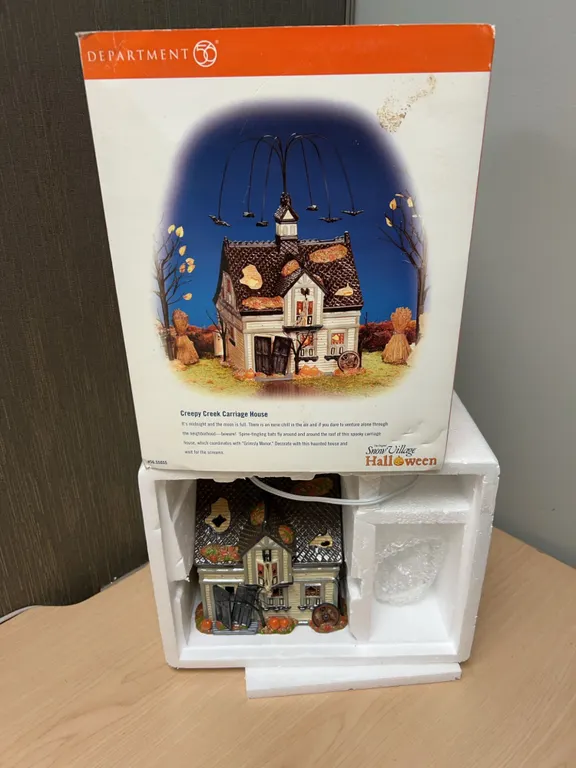 Department 56 Creepy Creek Carriage House Halloween Village
