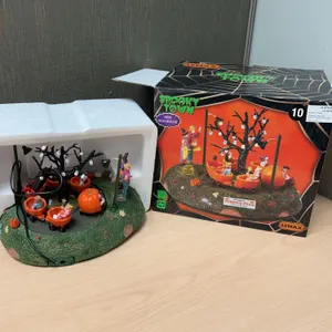Lemax Spooky Town Pumpkin Patch Train Animated Table Accent