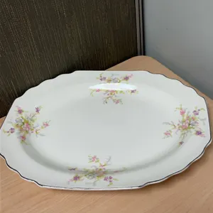 Homer Laughlin W. S. George Floral Porcelain Platter